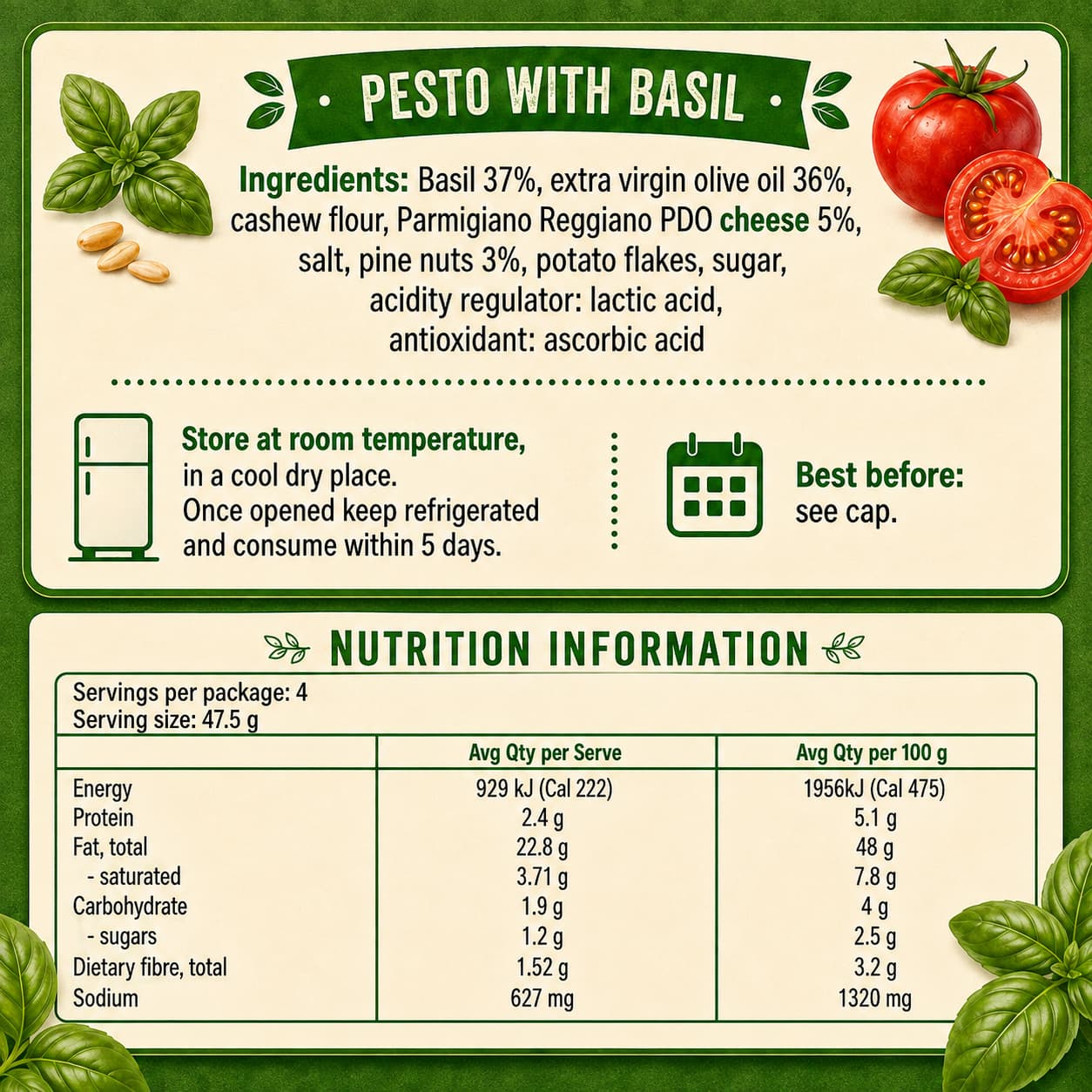 Pesto Alla Genovese 190g thumbnail 2