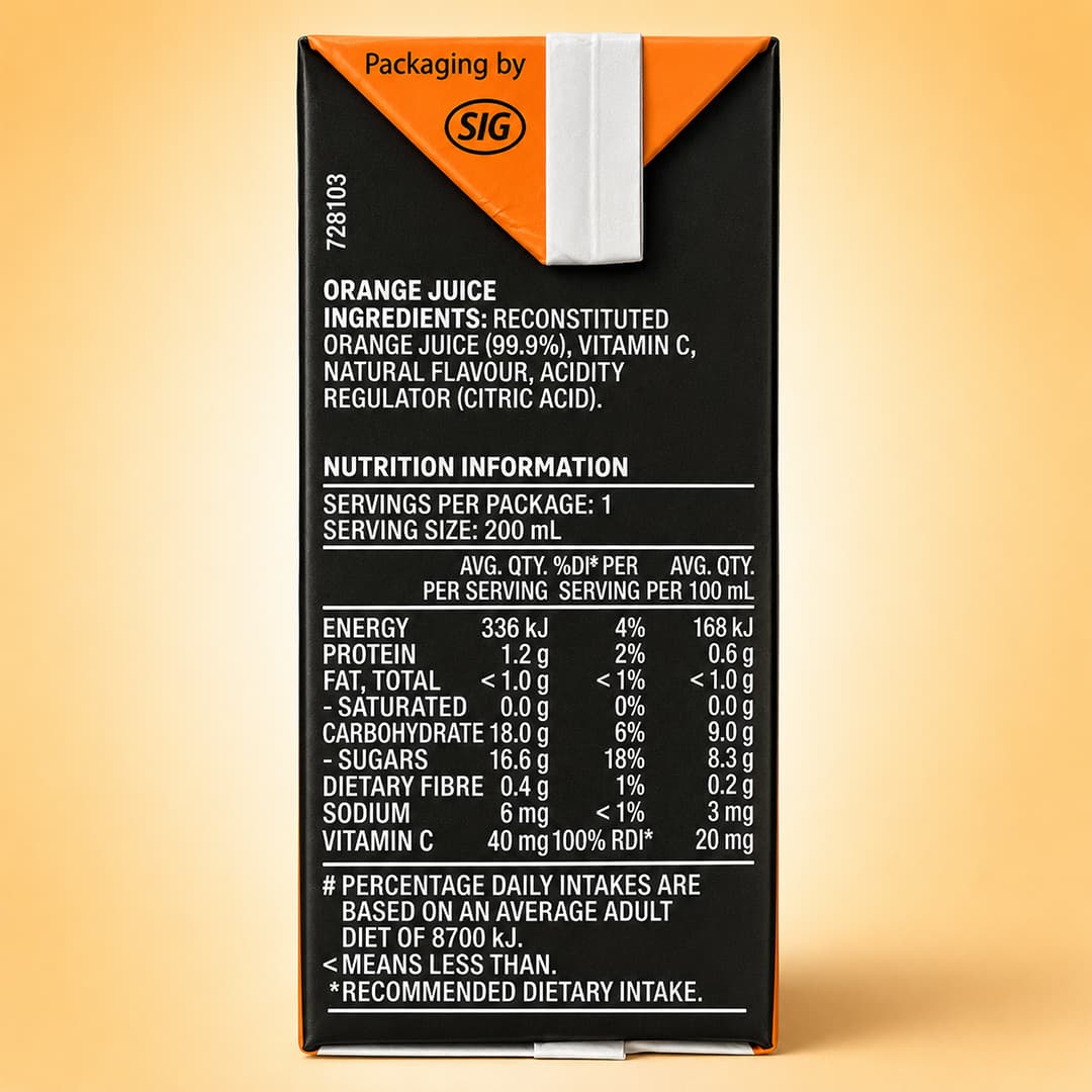 Just Juice Orange 200ml thumbnail 2