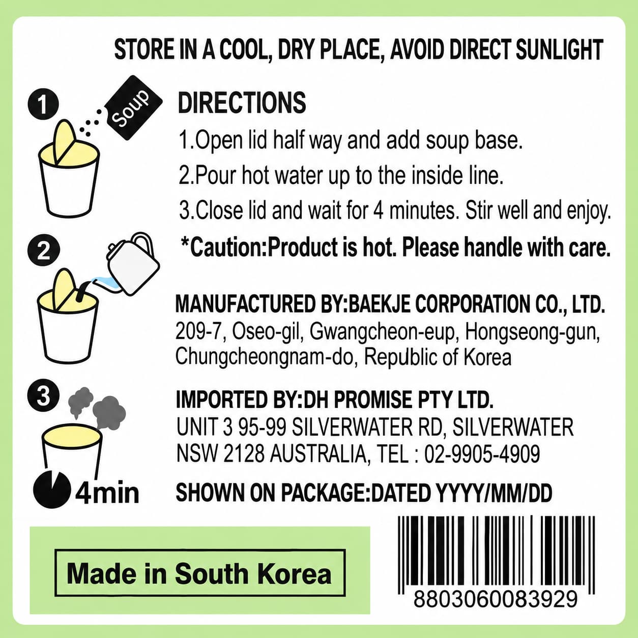 Rice Noodle Pagomtang 93g thumbnail 2