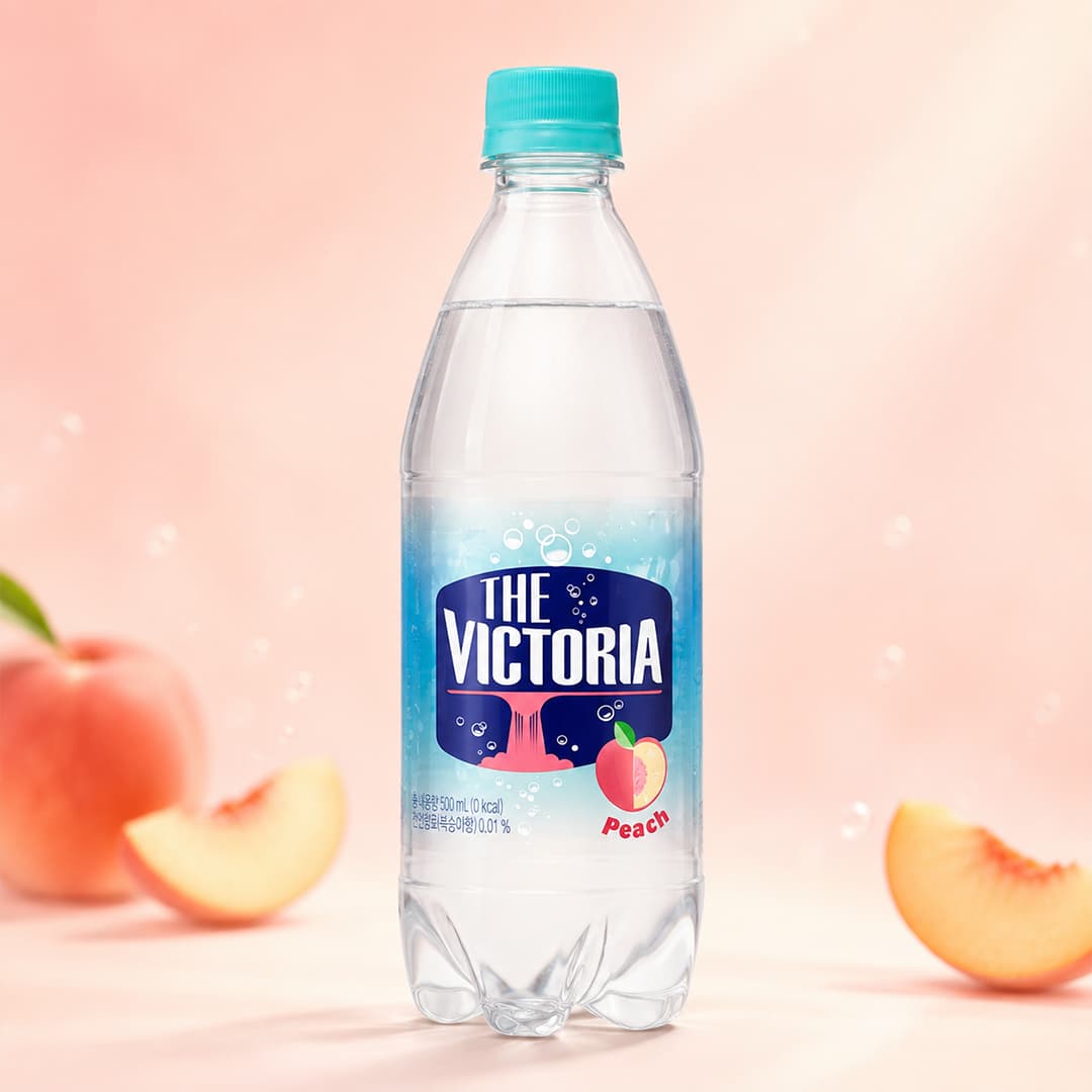 WJ Victoria Sparkling Water Peach 500ml
