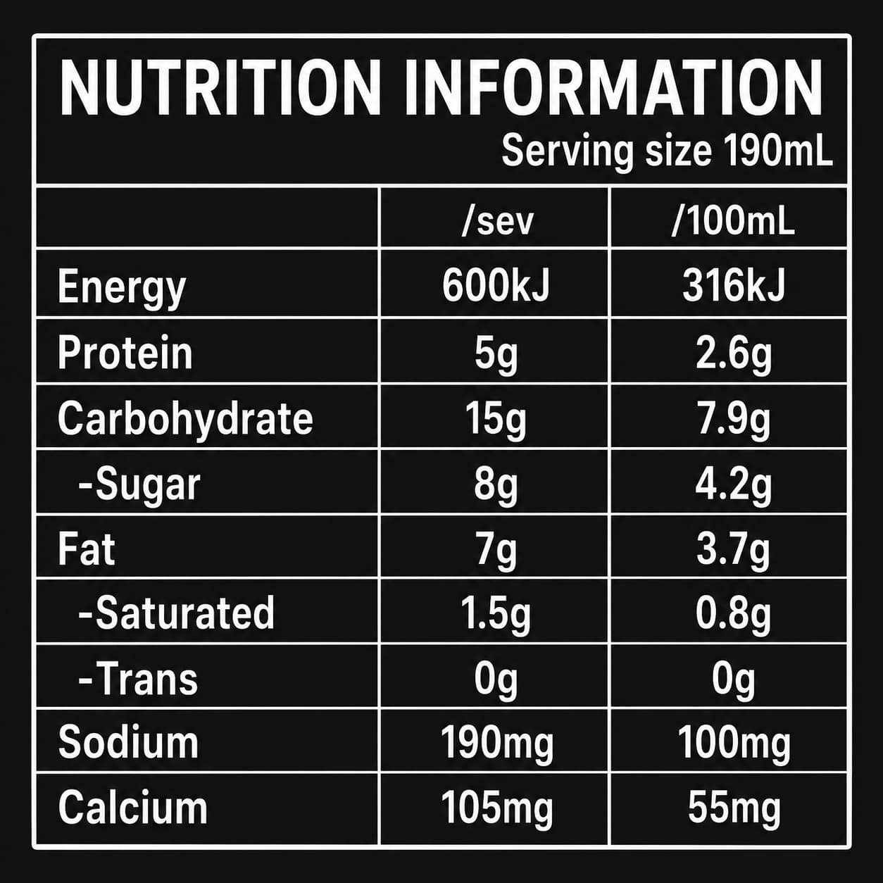 NY Delicious Soy Milk GT Sesame, Calcium 190ml thumbnail 2