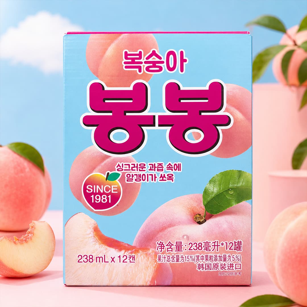 HT BonBon Peach 238ml*12