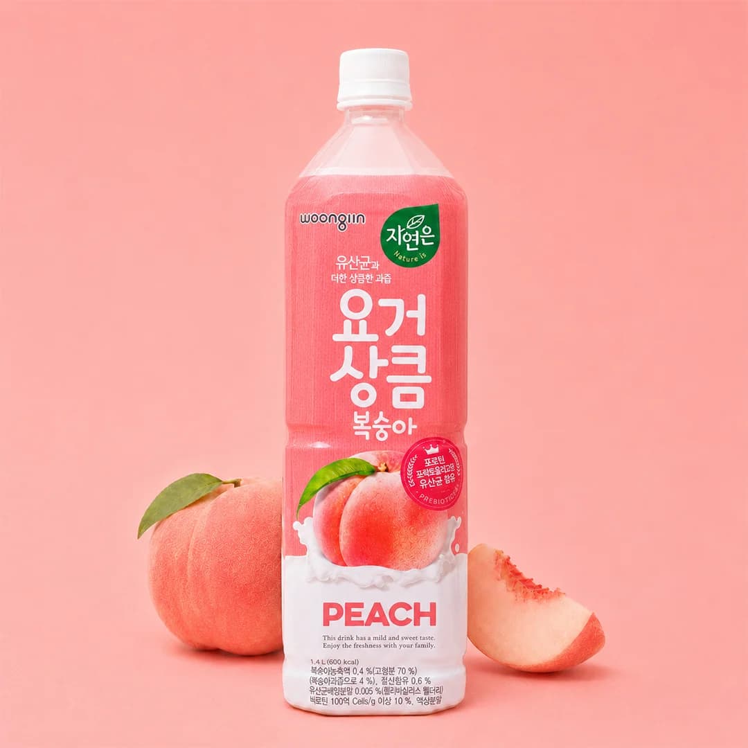 WJ Yogur Peach Drink 1.5L