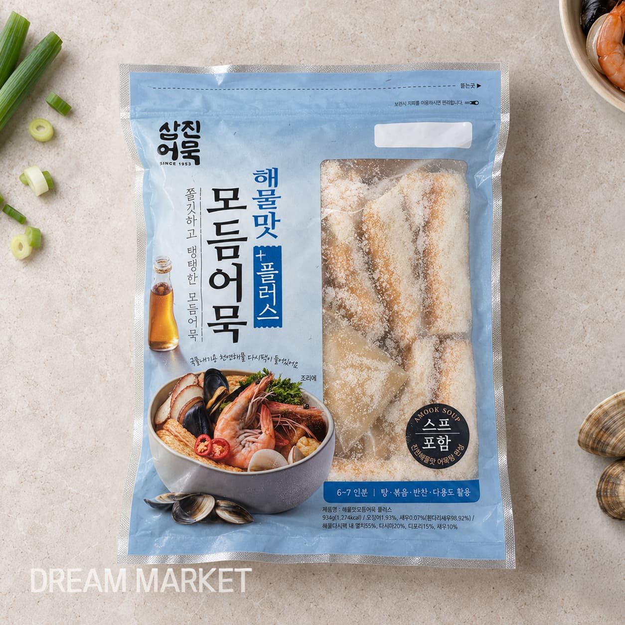 SJ Seafood-Flavored Assorted Fish Cakes 934g