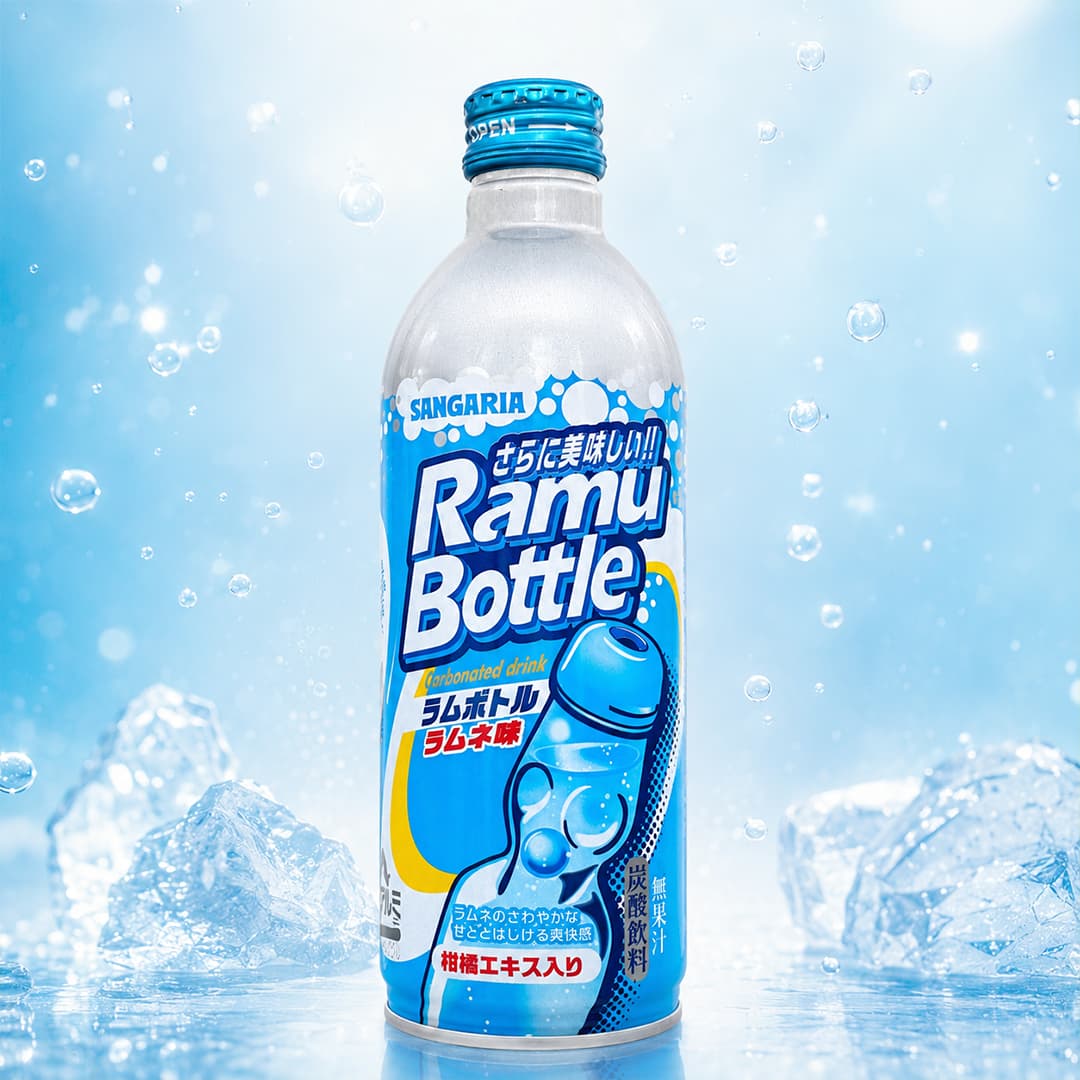 Ramune Soda Bottle 500ml
