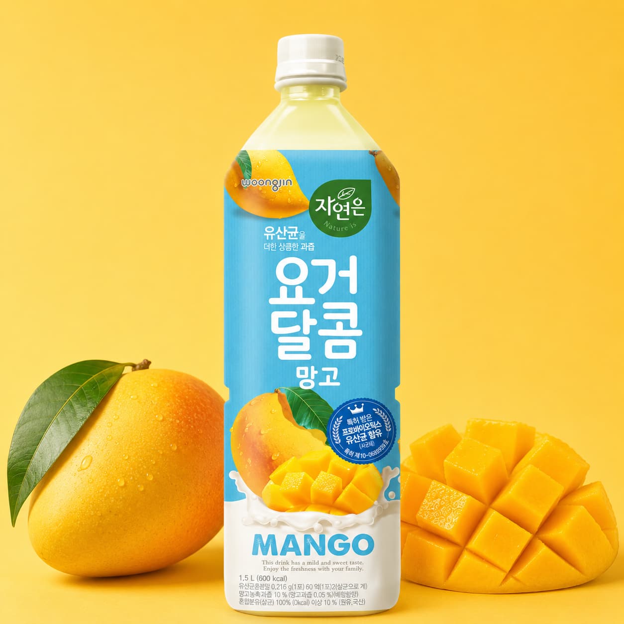 WJ Nature is Yogurt Sweet Mango 1.5L