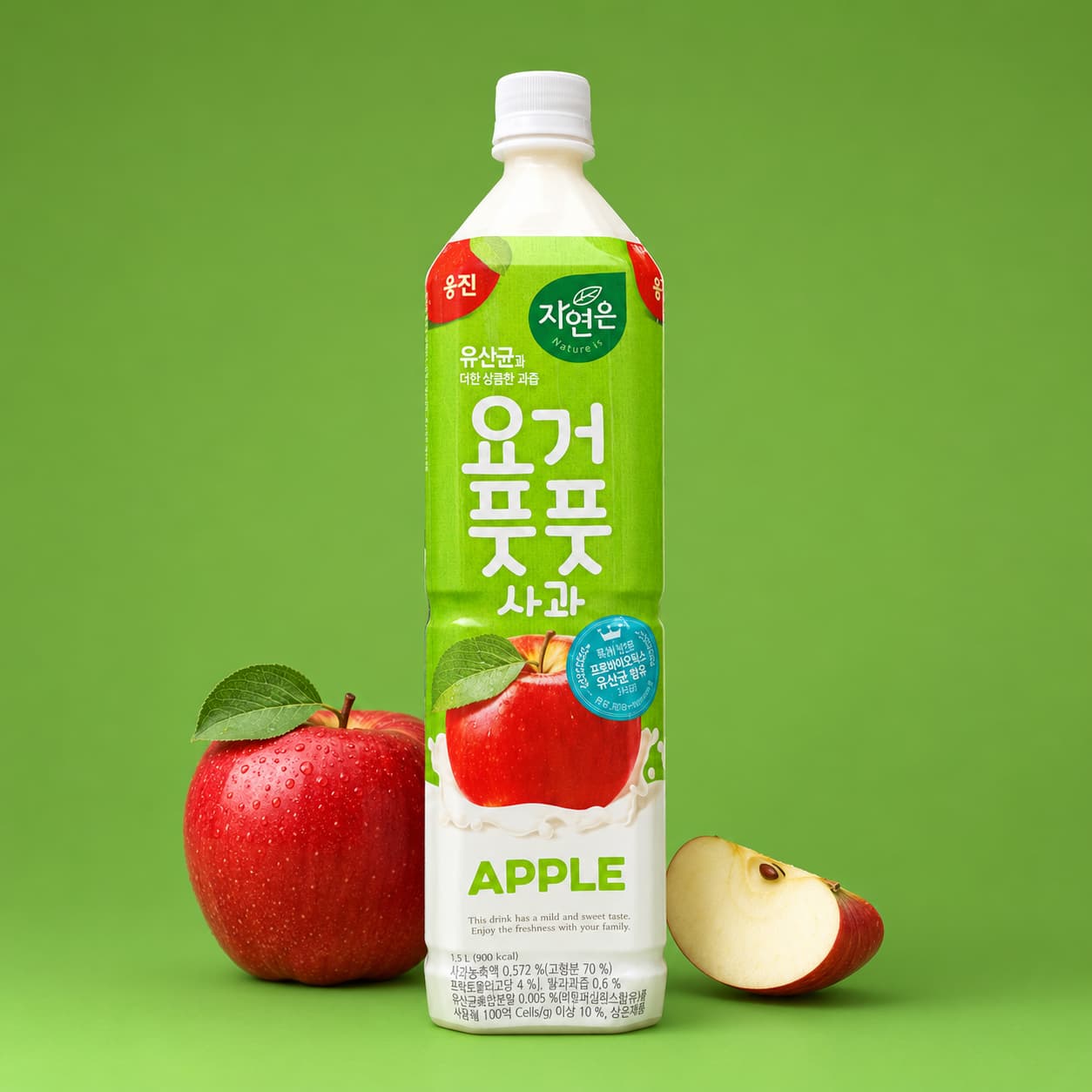 WJ Yogur Apple Drink 1.5L