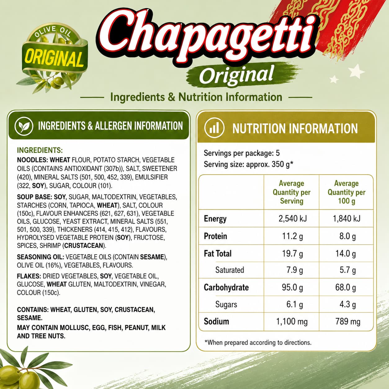 NS Chapagetti 140g*5 thumbnail 2